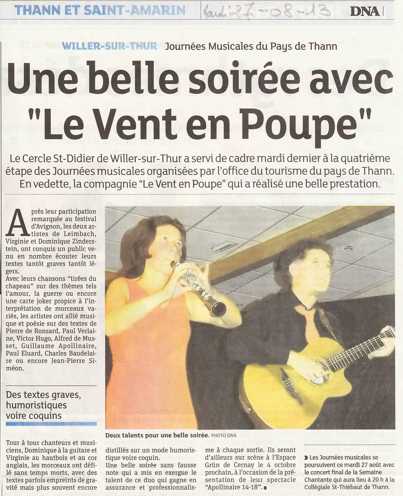 Article presse