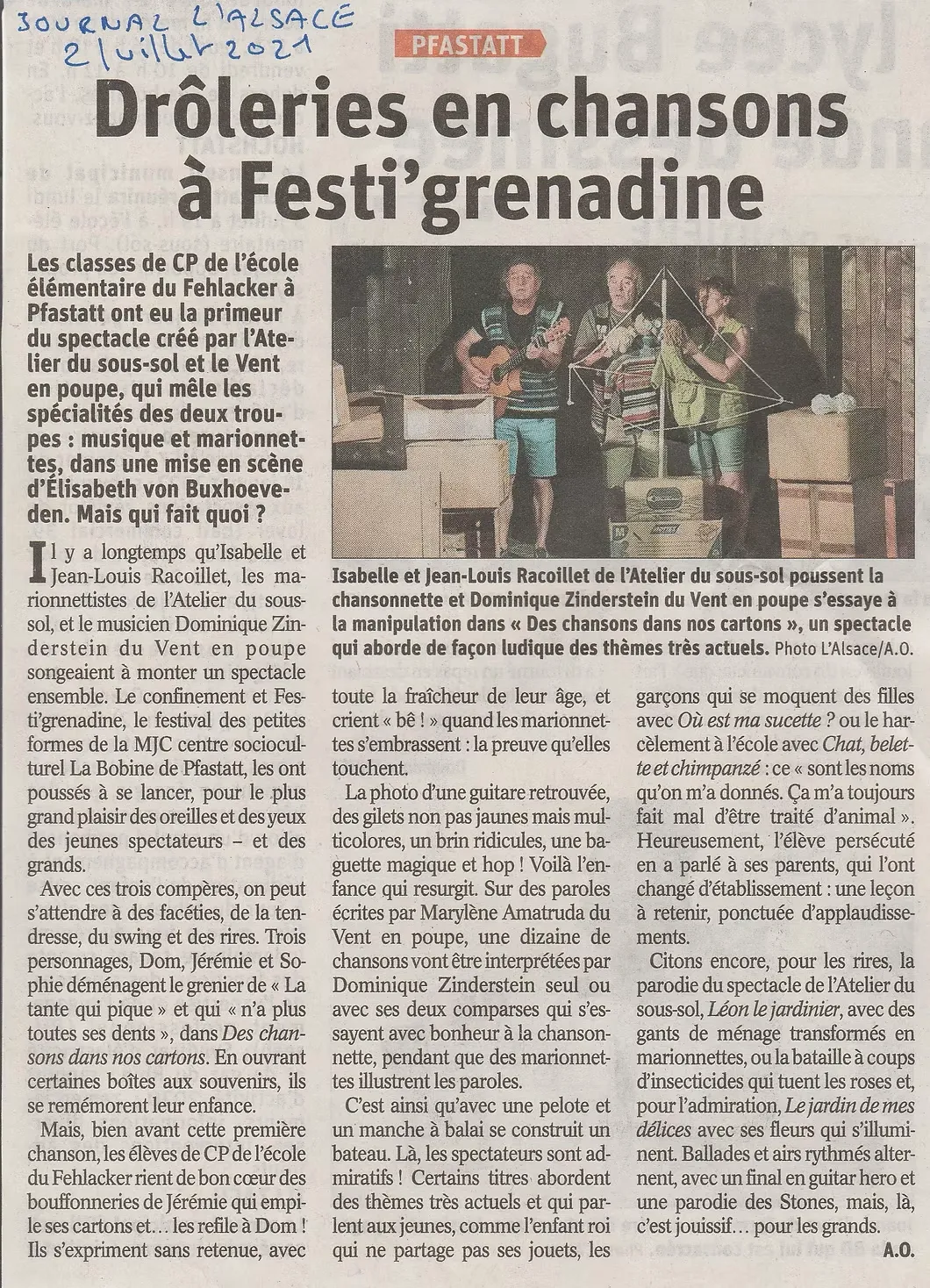 Article presse